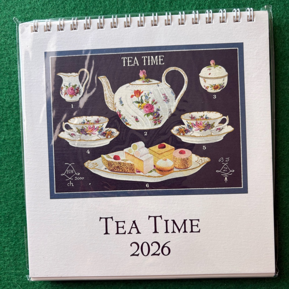 Tea Time 2026 small calendar